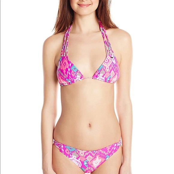 O’Neill Women's Ikat Dreams Tri Bikini Top M - Picture 3 of 8